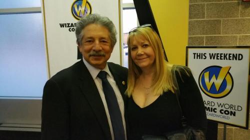 Sue and Mayor Paul Soglin Comic Con 2015